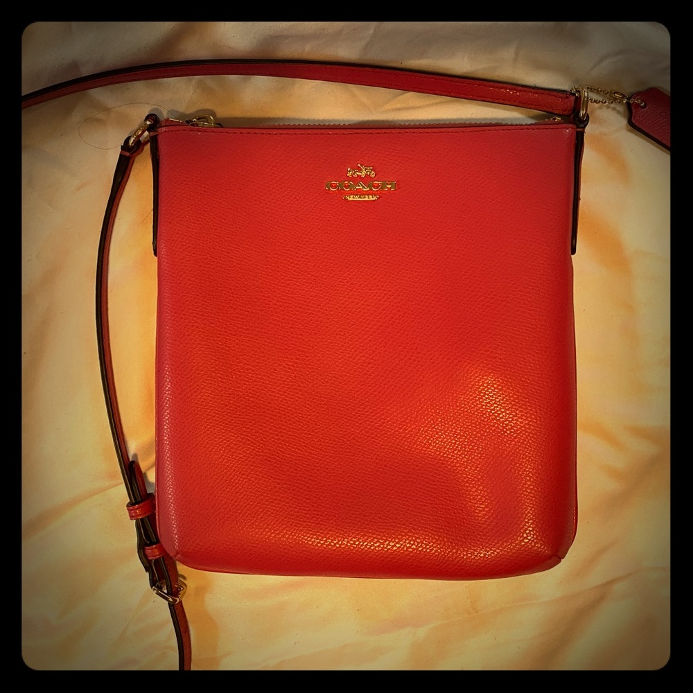 Hot pink Coach Crossbody Purse